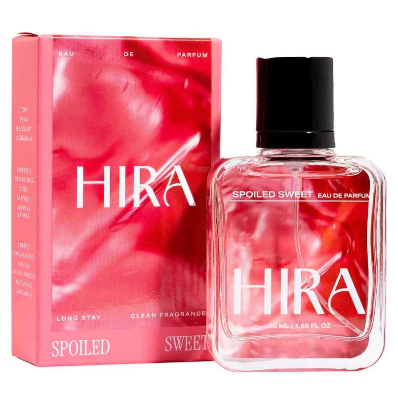 HIRA Spoiled Sweet Eau De Perfume For Women | Pear, Hazelnut & Vanilla Notes