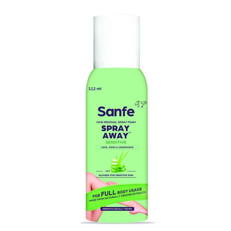 Sanfe Hair Removal Spray For Bikini Area Prevent Ingrown Hairs Reduce Razor Bumps Soothe Irritation