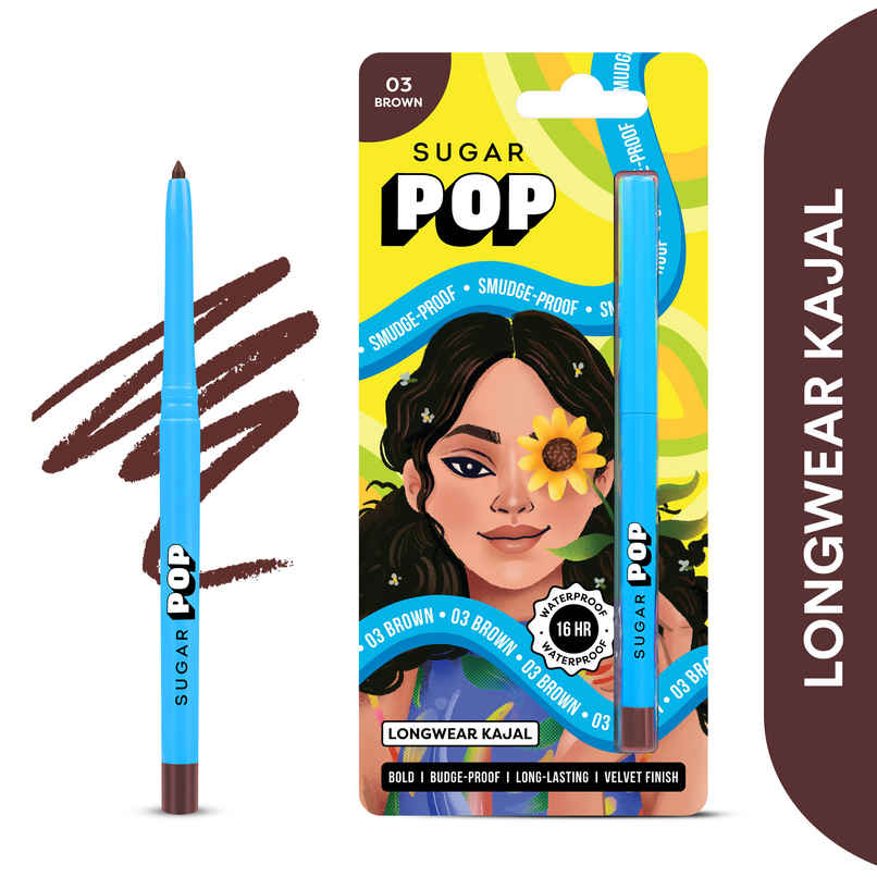 SUGAR POP Longwear Kajal- 03 Brown