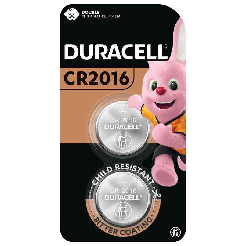 Duracell Specialty Lithium Coin Battery 3V|Cr2016|Pack of 2
