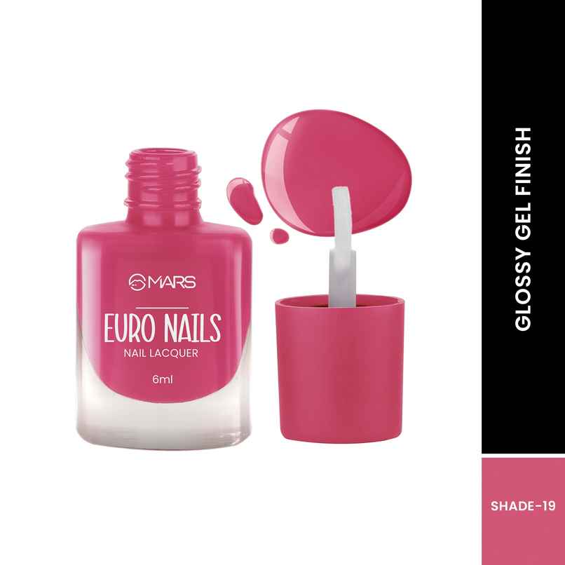 MARS Cosmetics Euro Nail Lacquer Shade-19 | Long-Lasting Color