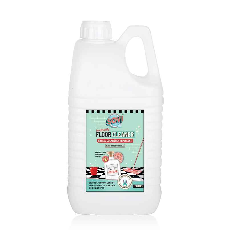 Sovi Vinegar Powered - Floor Cleaner | Ants - Cockroach Repellant | Premium French Lavender Sovi Vinegar Powered - Floor Cleaner | Ants - Cockroach Repellant | Premium French Lavender