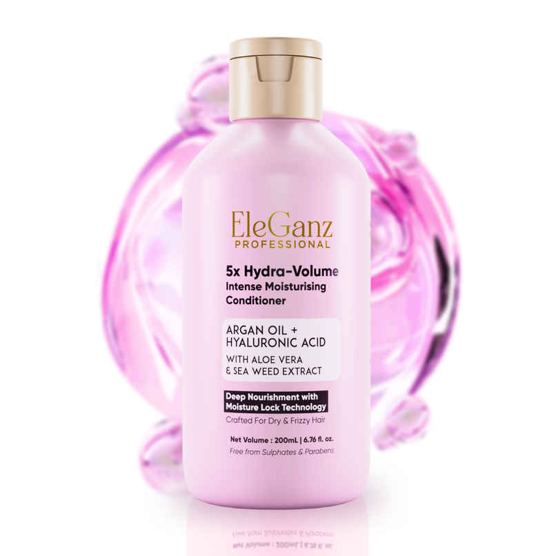 EleGanz Professional 5X Hydra-Volume Intense Moisturising Conditioner with Shea Butter EleGanz Professional 5X Hydra-Volume Intense Moisturising Conditioner with Shea Butter