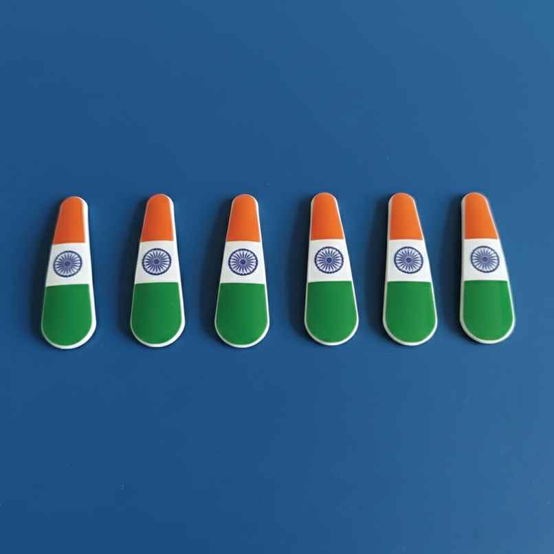 Indian Tricolor Hair Clip Set | Republic Day | Pack of 6 | Special You Indian Tricolor Hair Clip Set | Republic Day | Pack of 6 | Special You