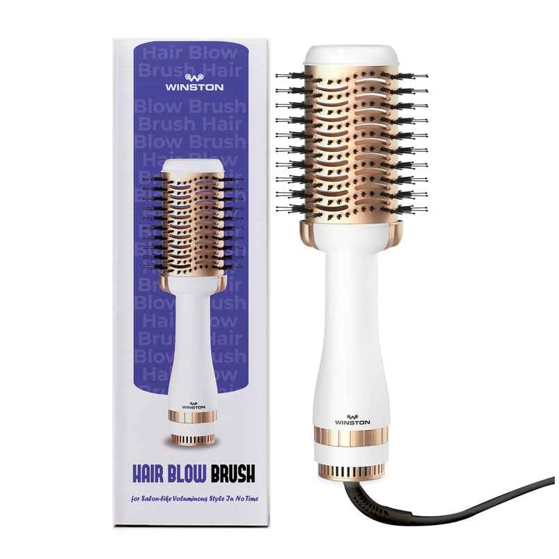 Winston 2 In 1 Hair Styling Blow Brush For Women - 1200 Watts (White) Winston 2 In 1 Hair Styling Blow Brush For Women - 1200 Watts (White)