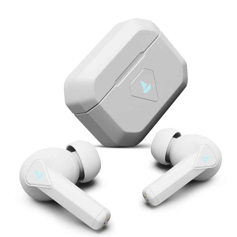 boAt Immortal 150 TWS Earbuds with Beast Mode(40ms Low Latency), 40 HRS Playback & ENx Technology Bluetooth - White Sabre