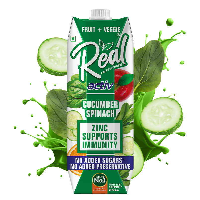 Dabur Real Activ Cucumber Spinach Health Juice