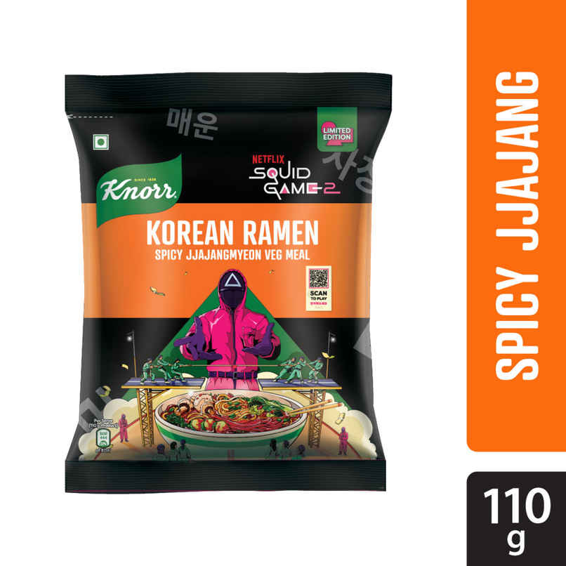 Knorr Korean Ramen Spicy Jjajangmyeon Veg Meal