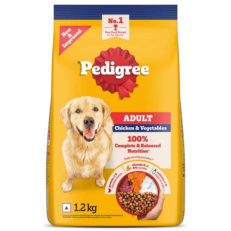 Pedigree Adult Chicken & Vegetables Dry Dog Food