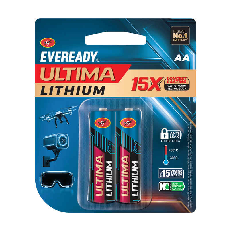 Eveready Ultima Lithium Battery - AA Eveready Ultima Lithium Battery - AA