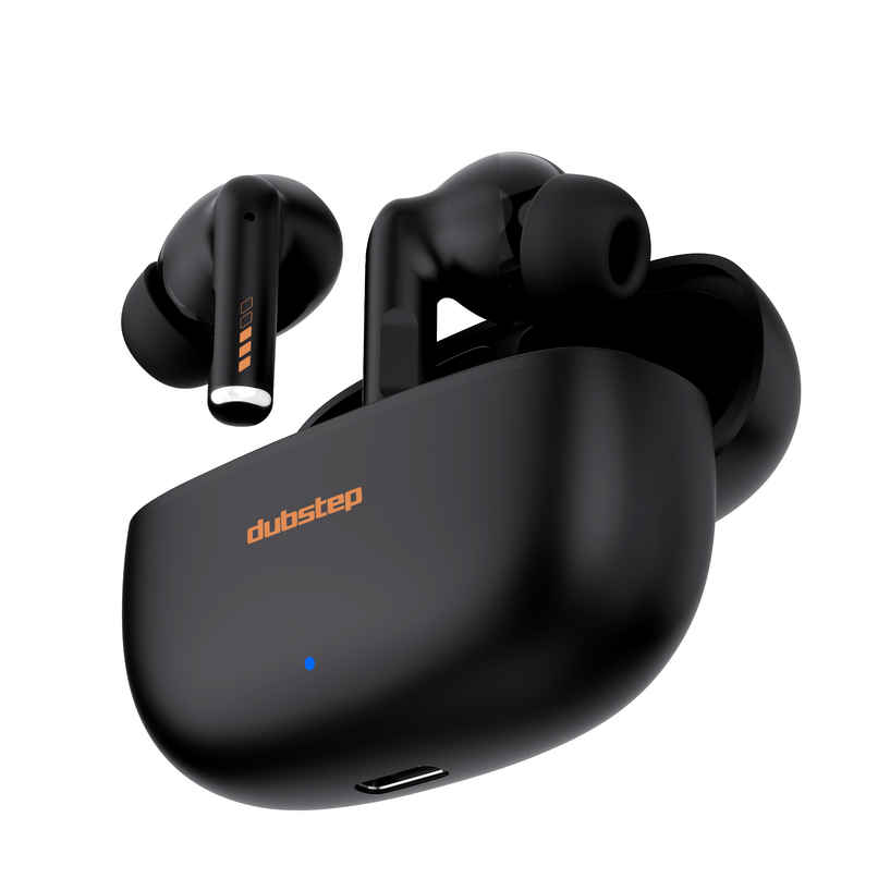 Dubstep Buzz X11 With 60 Hrs Playtime ENC TWS Earbuds | Black