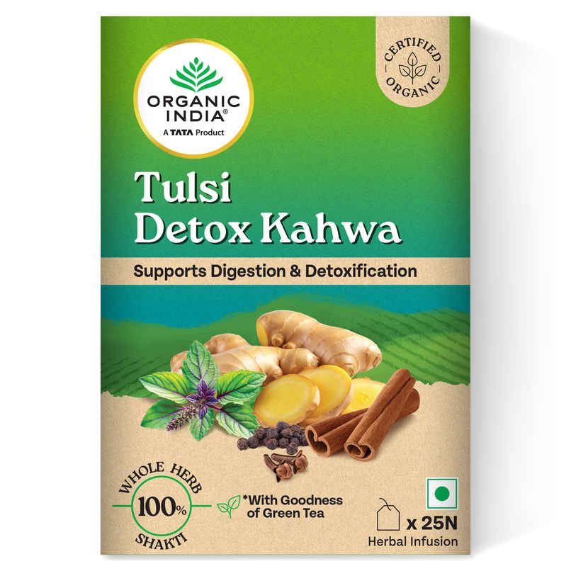 Organic India Tulsi Detox Kahwa Organic Green Tea Organic India Tulsi Detox Kahwa Organic Green Tea