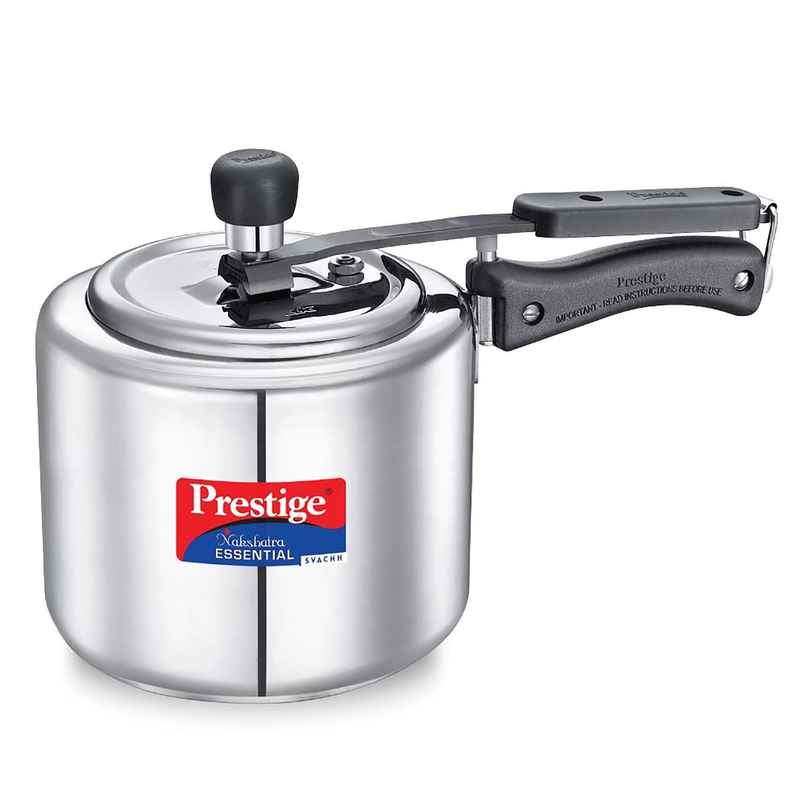 Prestige Nakshatra Essential Svachh Stainless Steel Pressure Cooker 3.0 L