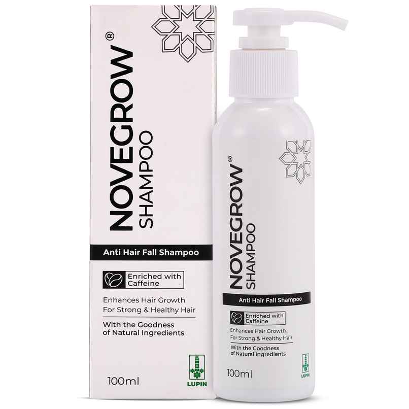 NOVEGROW Anti Hairfall Shampoo With Caffeine and Biotin