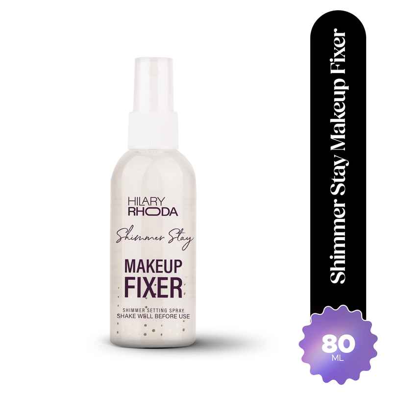 Hilary Rhoda Shimmer Stay Makeup Fixer | Keeps Makeup Intact | Hydrates, Soothes & Refreshes Hilary Rhoda Shimmer Stay Makeup Fixer | Keeps Makeup Intact | Hydrates, Soothes & Refreshes