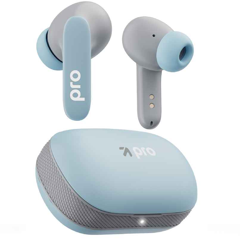 GOBOULT (Formerly Boult) Y1 Pro with Zen Quad Mic ENC 60H Battery Fast Charging | Blue