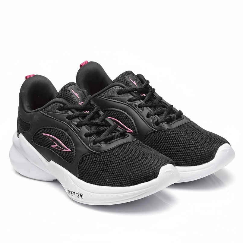 Asian Firefly-04 Women Black Rani Sports Shoes (Size-8)