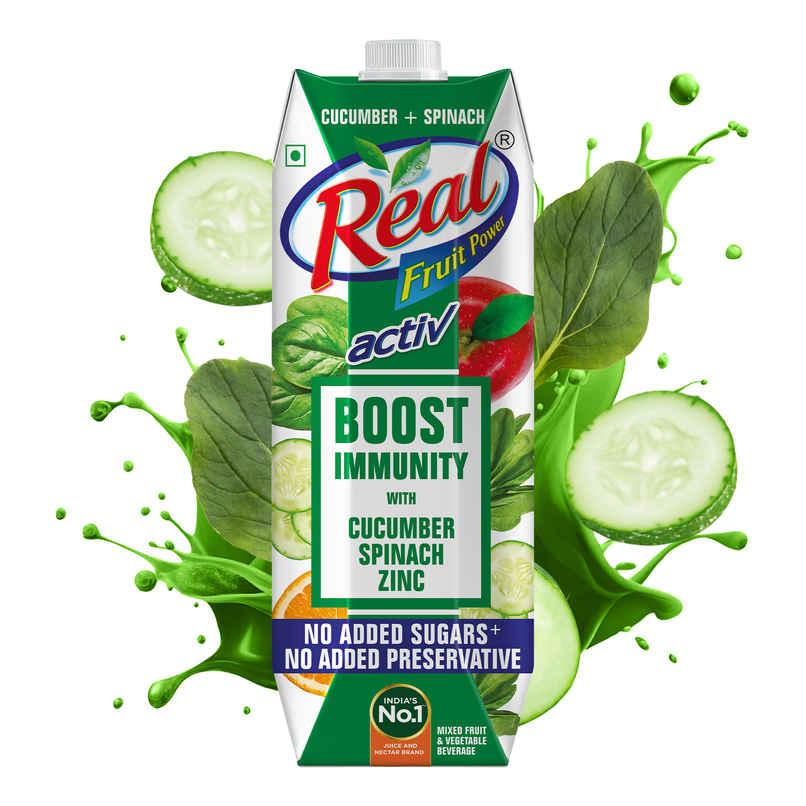 Dabur Real Activ Cucumber Spinach Health Juice