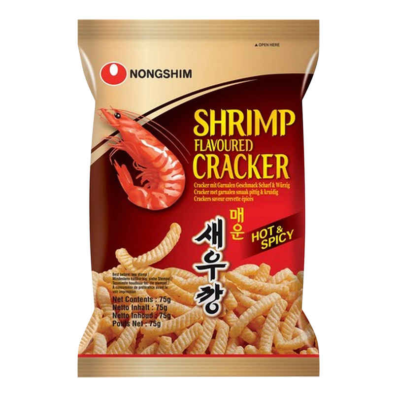 Korean Nongshim Shrimp Flavoured Cracker Hot & Spicy Veg Korean Nongshim Shrimp Flavoured Cracker Hot & Spicy Veg