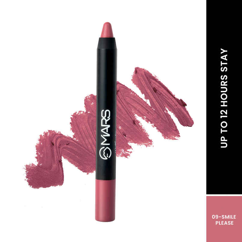 MARS Cosmetics Won't Budge Won't Smudge Lip Crayon - Smile Pease
