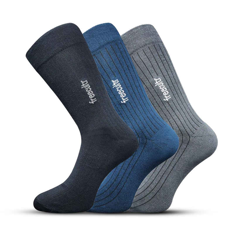 Freecultr Men's Socks - Pack of 3 | Multicolour