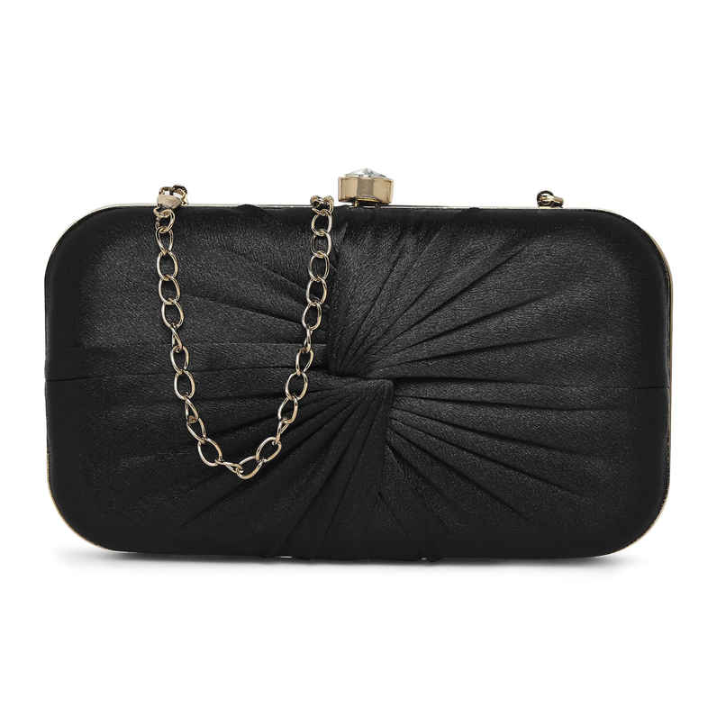 Lavie Women's Cheer Framed Clutch | Ladies Purse | Black