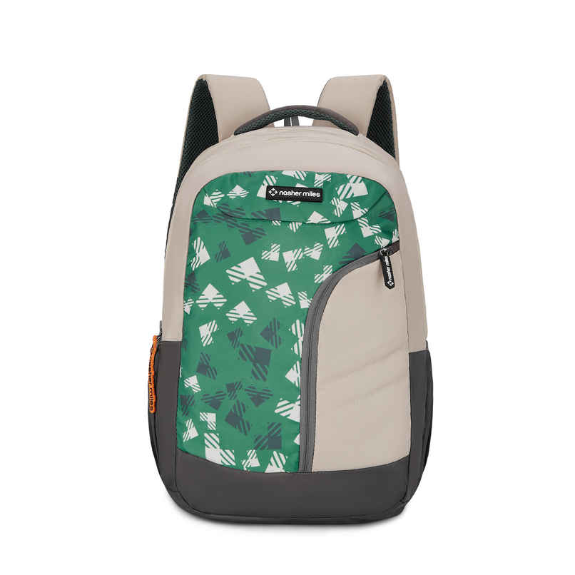 Nasher Miles Tetris Polyester Laptop Backpack with Rain cover | Cream - 36 L Nasher Miles Tetris Polyester Laptop Backpack with Rain cover | Cream - 36 L