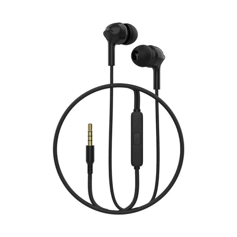 Aroma HF508 - 3.5mm Jack Clear Hi-Fi Sound, Deep Bass Wired Earphone | Black Aroma HF508 - 3.5mm Jack Clear Hi-Fi Sound, Deep Bass Wired Earphone | Black