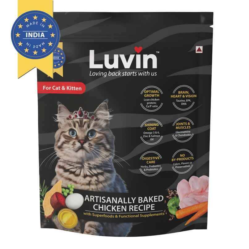 Luvin Artisanally Baked Dry Cat FOOD Luvin Artisanally Baked Dry Cat FOOD