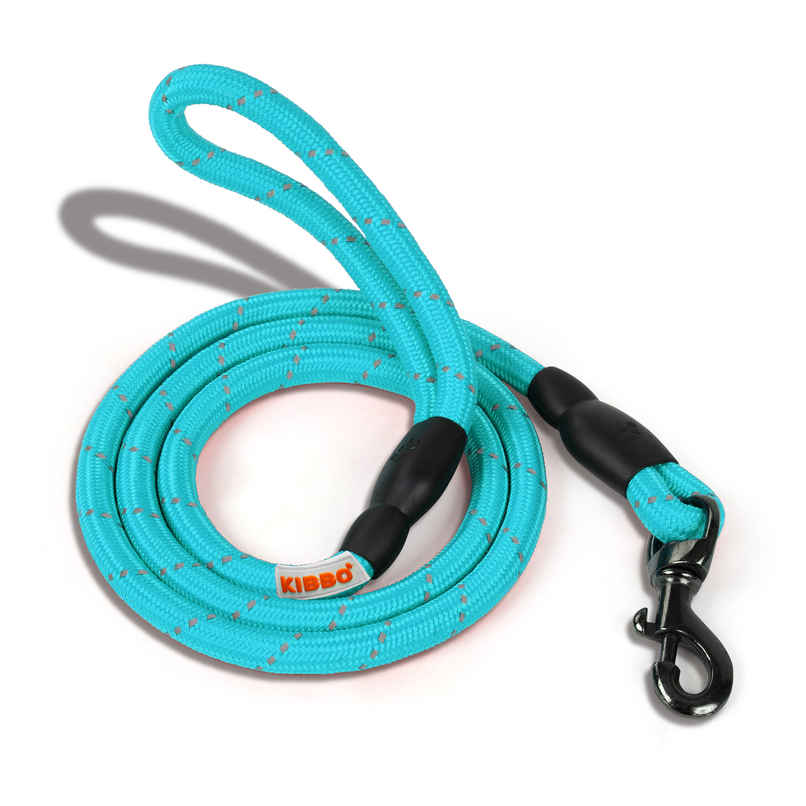 KIBBO Premium Ultra Strong Reflective Dog Rope Leash | Sea Green