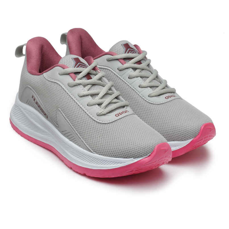 Asian Firefly-09 Women Grey Mauve Sports Shoes (Size-7)