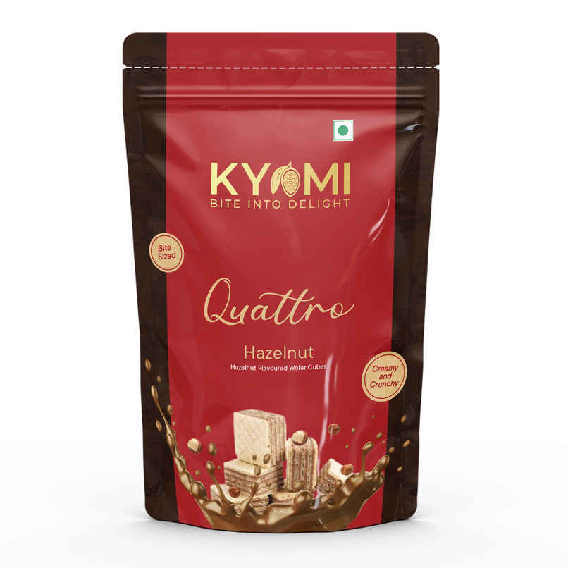 KYOMI Quattro Hazelnut Flavoured Wafer Cubes