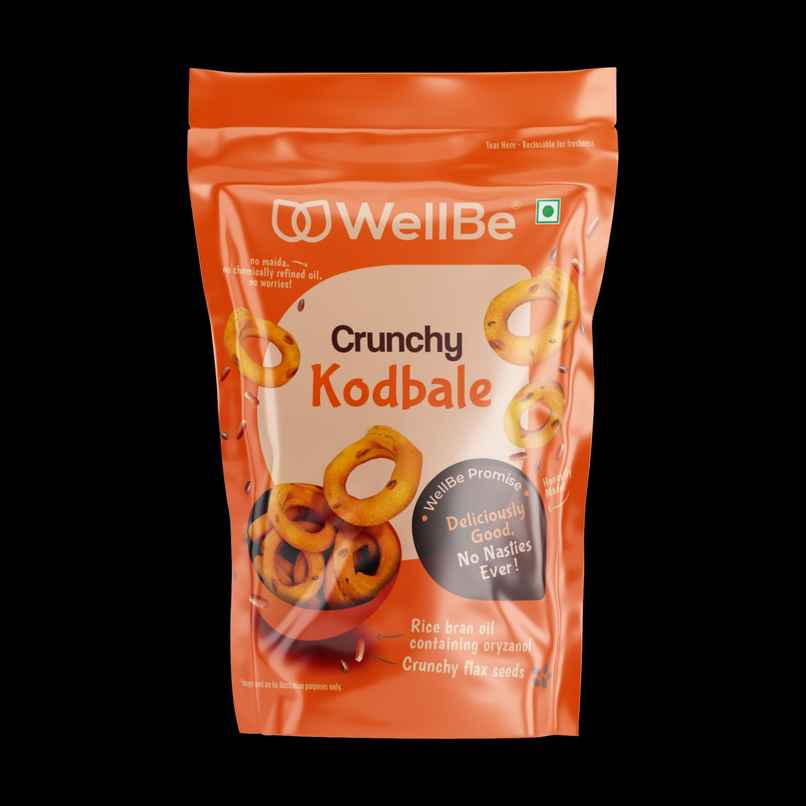 Wellbe Crunchy Kodubale | Crunchy Savory Snack Wellbe Crunchy Kodubale | Crunchy Savory Snack