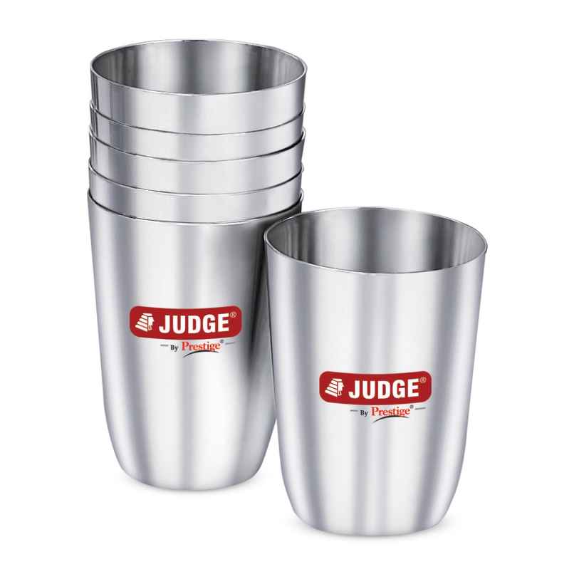 Judge by Prestige Stainless Steel Classic 6 Pc Tumbler Set