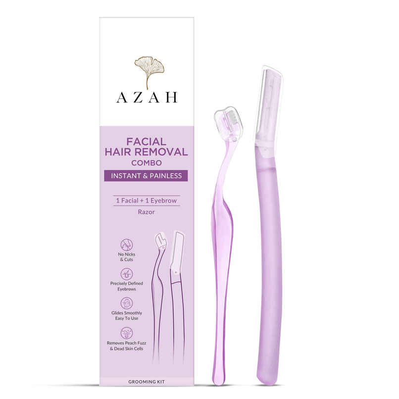 Azah Face & Eyebrow Razor Combo Pack