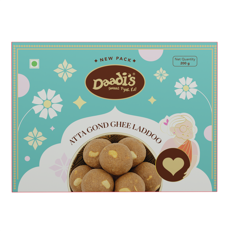 Daadis Atta Goond Laddu Pure Ghee