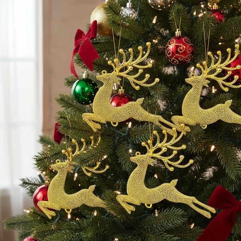 Golden Reindeer For Christmas Decoration | Special You