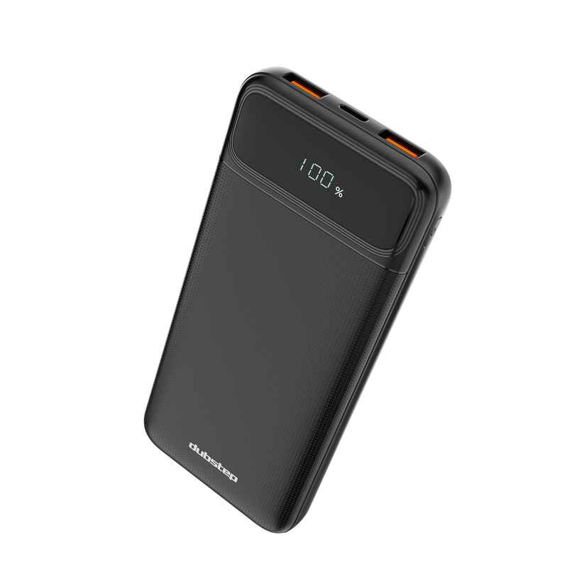 Dubstep Powerblitz X2 10,000 mAh with Dual USB Port & Type-C Multi Device Charging Powerbank (Black)