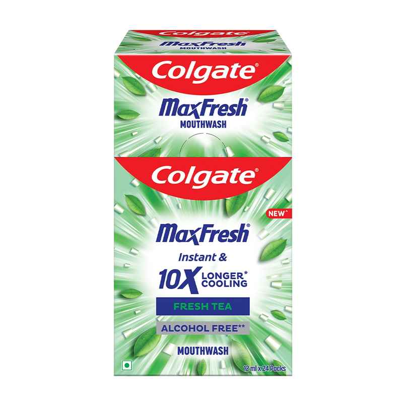 Colgate Maxfresh Antibacterial Mouthwash | 24/7 Fresh Breath Fresh Tea