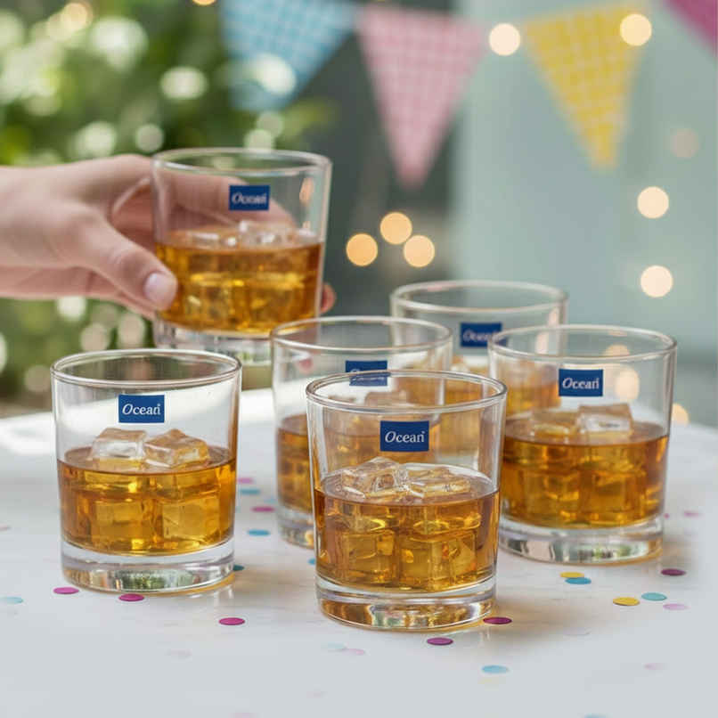 San Marino Whisky Glass Set | 300 ml | Premium & Durable | Ocean Glassware