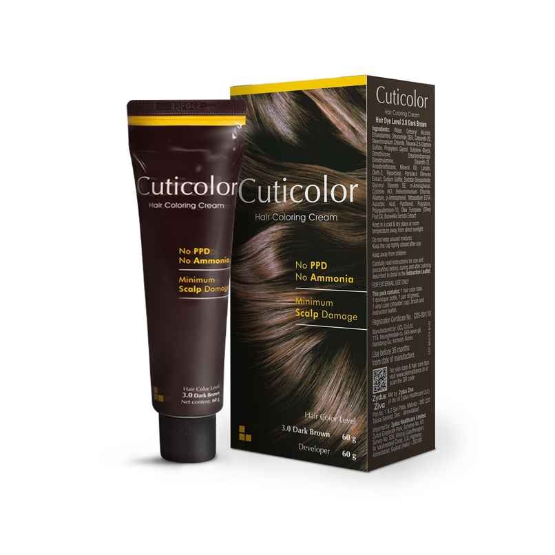 Cuticolor Hair Colouring Cream | Brown