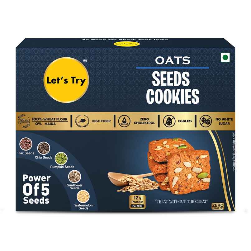 Let's Try Oats Seeds Cookies