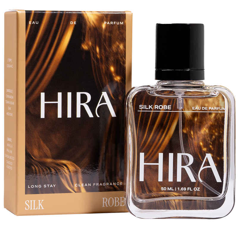 HIRA Silk Robe Eau De Perfume For Women | Cognac & Vanilla Notes