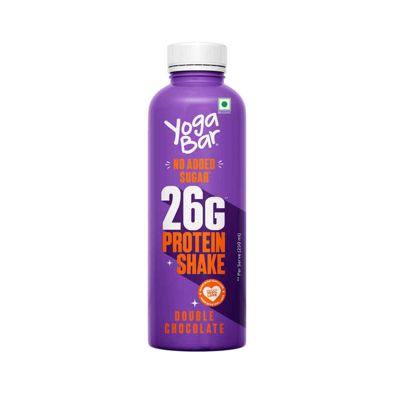 Yoga Bar 26g Protein Milk Shake, with 26g Protein, No Added Sugar