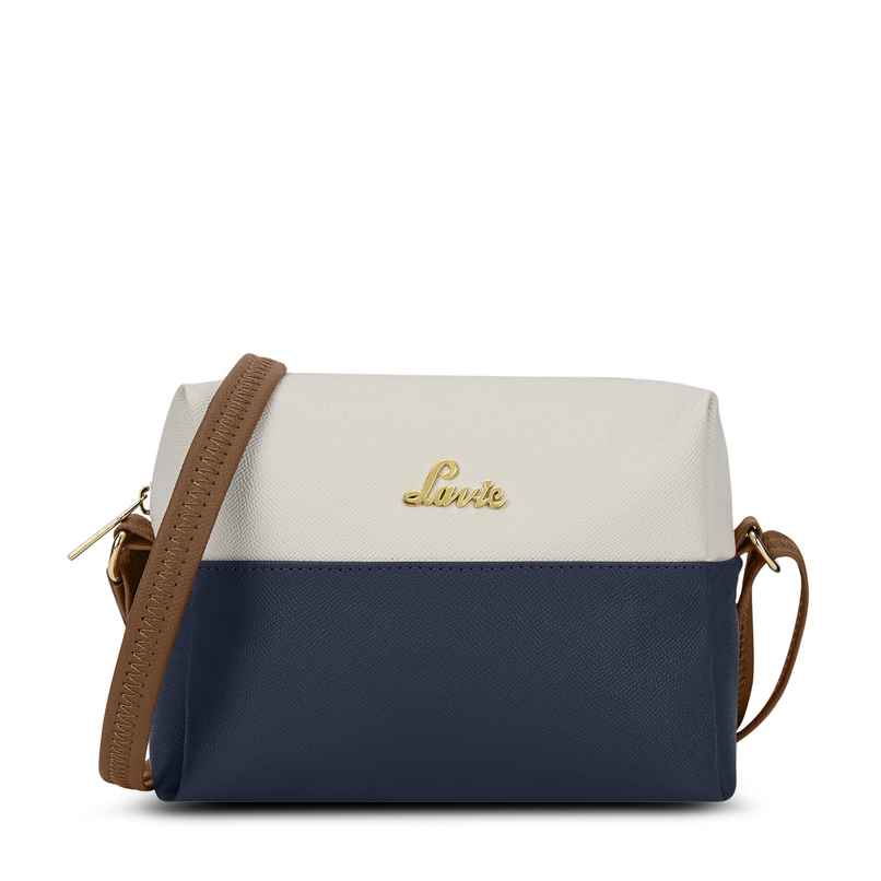 Lavie Women's Ellen Horizontal Cross Body Sling Bag | Ladies Purse Handbag | Navy