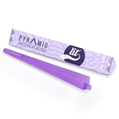 LIT Pyramid Purple Pre Rolled Cones