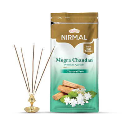 Nirmal Mogra Chandan Agarbatti Zipper | Shubhkart Nirmal Mogra Chandan Agarbatti Zipper | Shubhkart