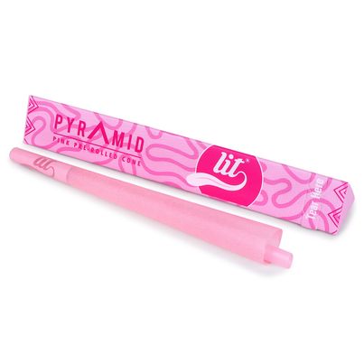 LIT Pyramid Pink Pre Rolled Cones