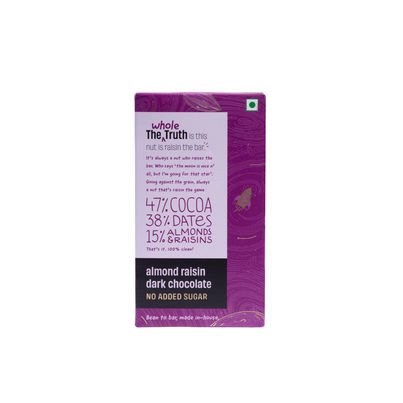The Whole Truth Almond Raisin Dark Chocolate