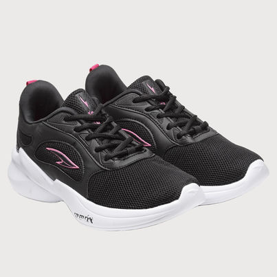 Asian Firefly-04 Women Black Rani Pink Sports Shoes (Size-7) Asian Firefly-04 Women Black Rani Pink Sports Shoes (Size-7)